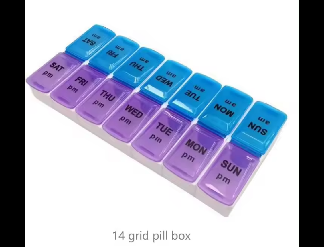 7grid/14grid/28grid/21grid compartments Daily Detachable Weekly Pill Box Organizer Case Holder Dispenser