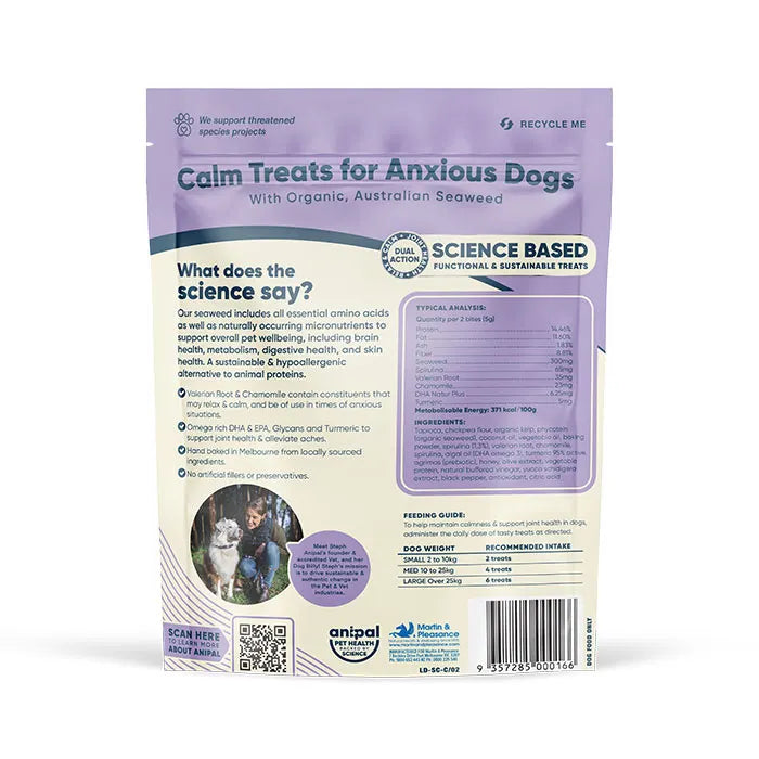 Anipal Calm Treats for Anxious Dogs Dog Treat 130g