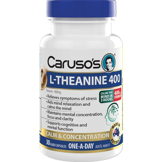 Carusos L-Theanine 30 Capsules