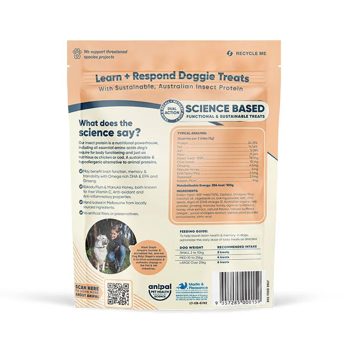 Anipal Learn + Respond Dog Treat 130g