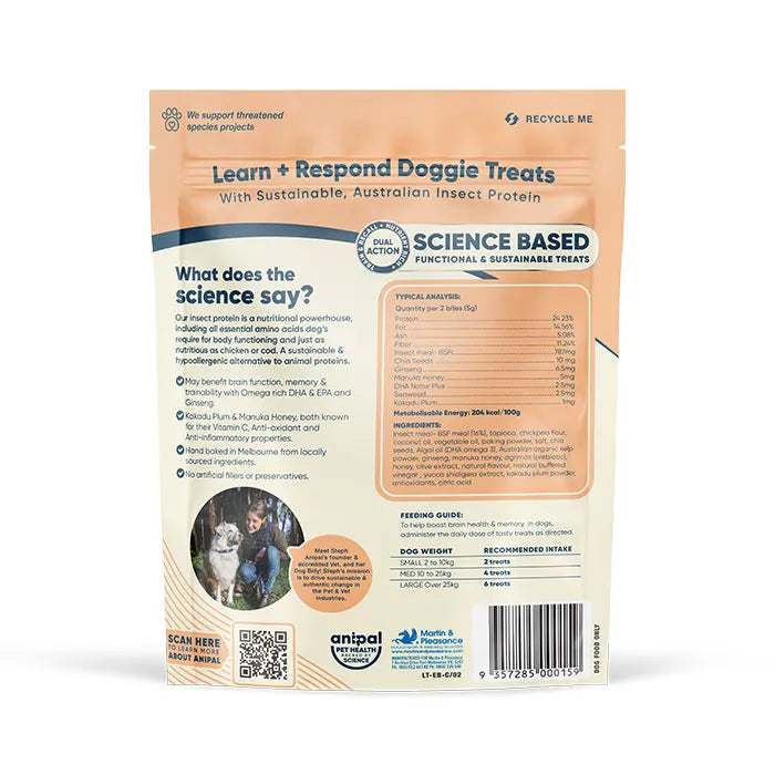 Anipal Learn + Respond Dog Treat 130g