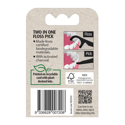 Piksters Eco Floss Picks 50 Pack