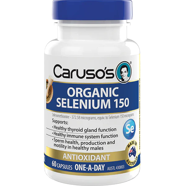 Caruso's Organic Selenium 150 60 Tablets