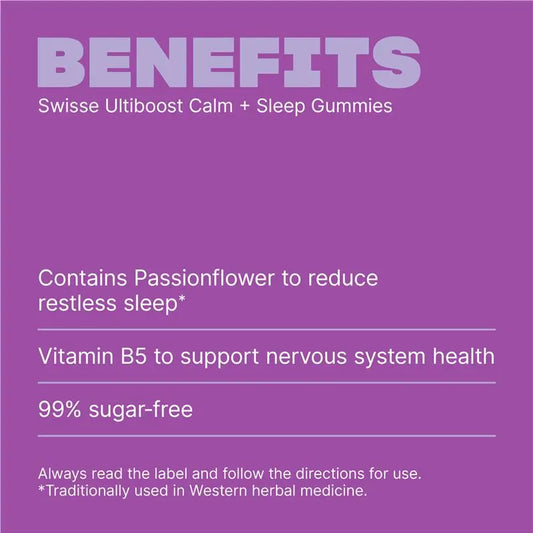 Swisse Ultiboost Calm + Sleep Gummies 60 Gummies
