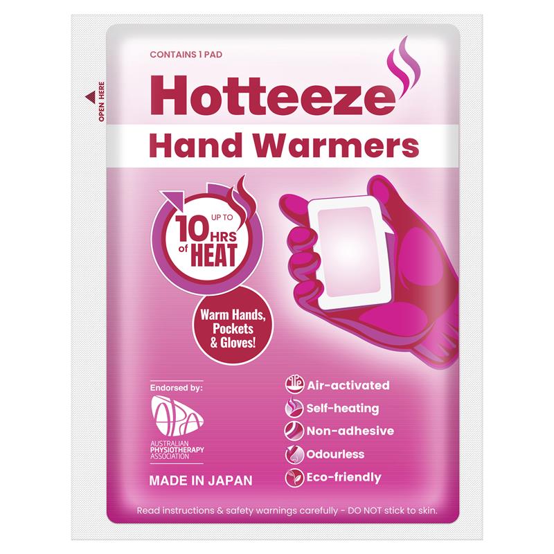 Hotteeze Heat Pads Hand Warmers 10 Pack