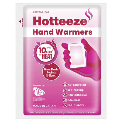 Hotteeze Heat Pads Hand Warmers 10 Pack