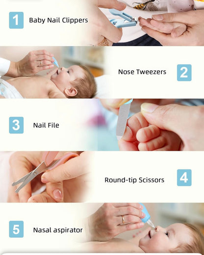 Baby Grooming Kit, eight piece set Infant Safety Care Set