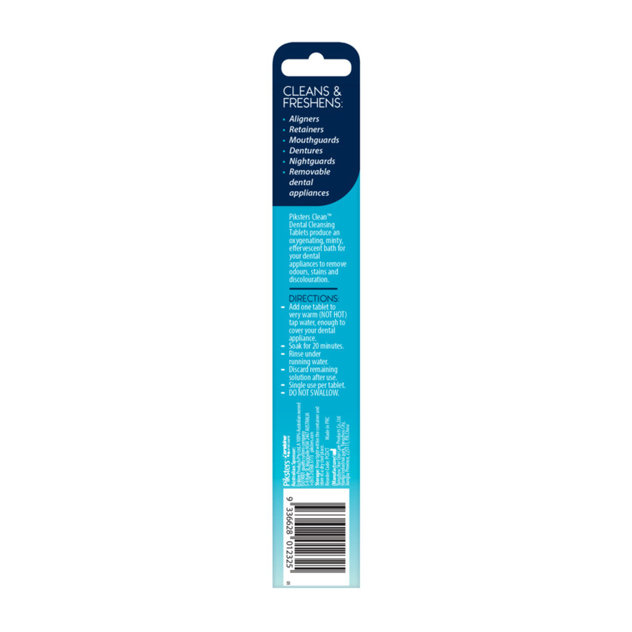 Piksters Clean Dental Cleansing Tablet 30 Pack