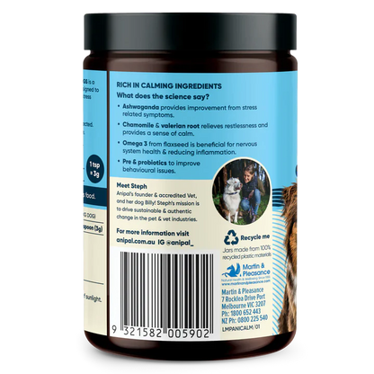 Anipal Calm Formula for Anxious Dogs 135G