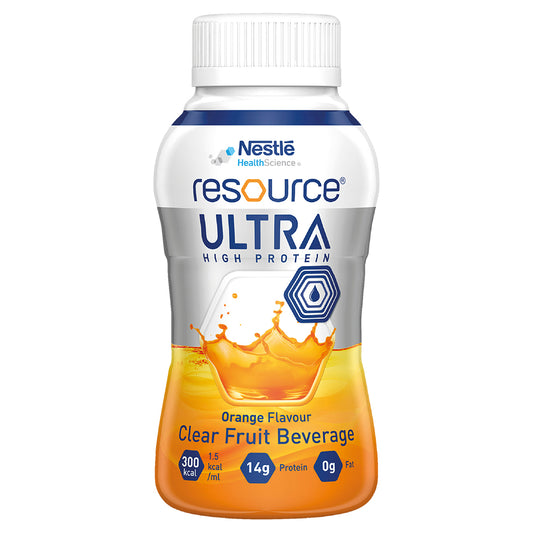Resource ULTRA Clear Fruit Beverage Orange Flavour 200ml BOX 24
