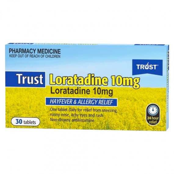 400 x TRUST LORATADINE 10MG SAME AS CLARATYNE generic