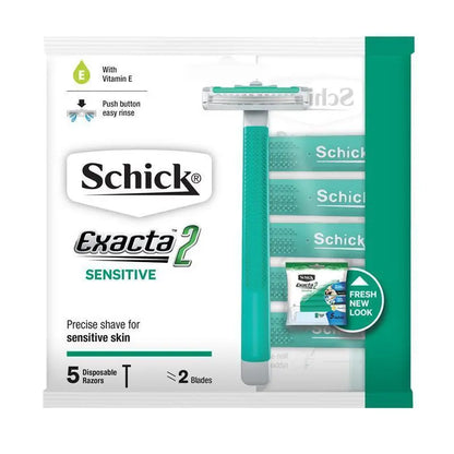 Schick Exacta2 Sensitive 5 Disposable Razors