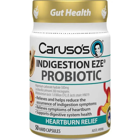 Caruso’s Indigestion Eze Probiotic 50 Capsules