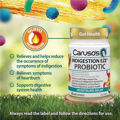 Caruso’s Indigestion Eze Probiotic 50 Capsules