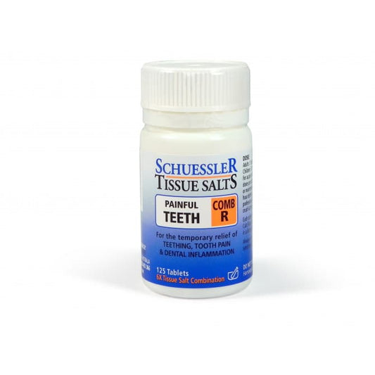 Schuessler Tissue Salts 125 Tablets – Comb R – Painful Teeth "expiry 09/2025"