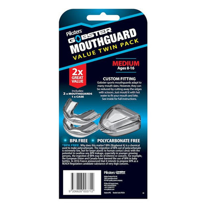 Piksters Gobster Mouthguard (with case) Medium 2pk