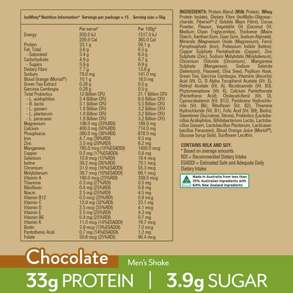 IsoWhey Men's Shake Chocolate 840g