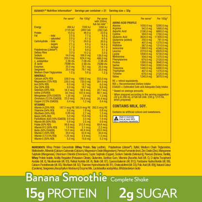 IsoWhey Complete Banana Smoothie 672g