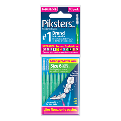 Piksters Interdental Brushes - 10 pack