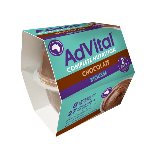 Advital Chocolate Mousse 120g Box of 12