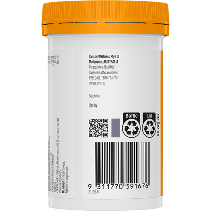 Swisse Ultiboost Mega B+ 60 Tablets High Potency Vitamin B Complex Energy