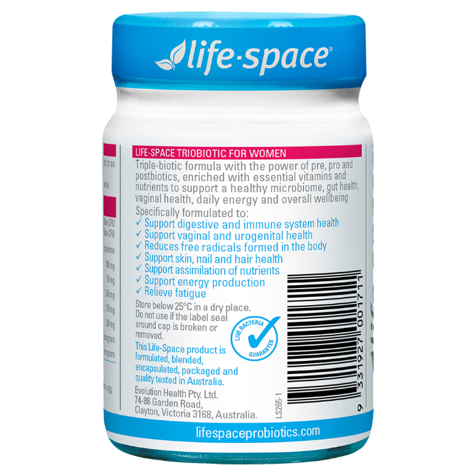 Life-Space TrioBiotic For Women 30 Capsules