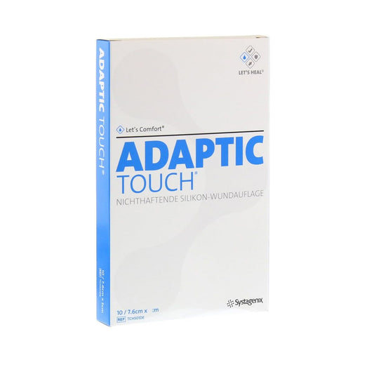 ADAPTIC TOUCH SILICONE DRESSING 7.6CM X 11CM BOX 10