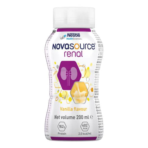 Nestle Novasource Renal vanilla 200ml - Carton of 24