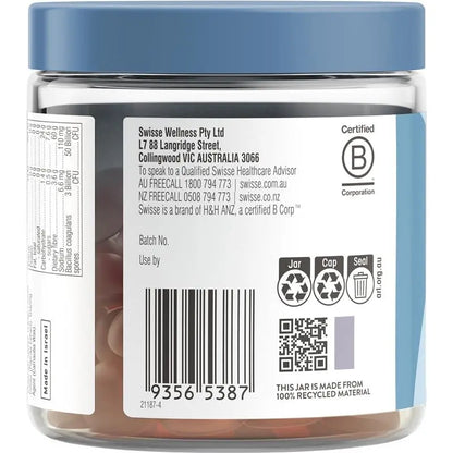 Swisse Adults Probiotic & Prebiotic Gummies 45 Pack