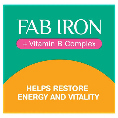 Fab Iron + Vitamin B Complex 60 Tablets