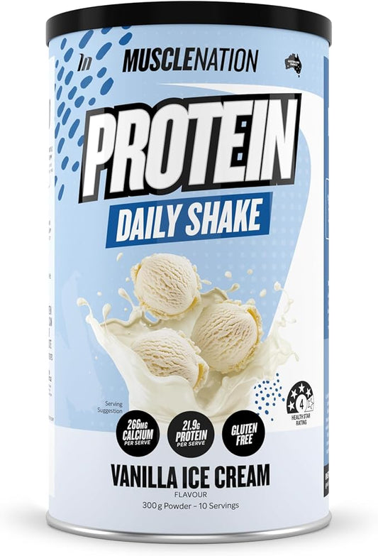 Muscle Nation Daily Shake Vanilla Ice Cream 300g