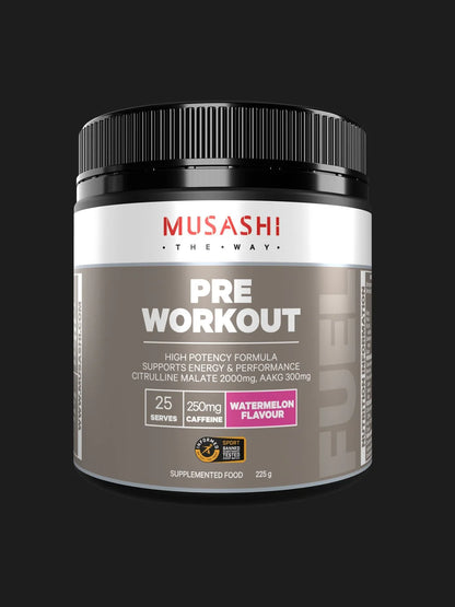 Musashi Pre-Workout Blend 225g High Potency Formula