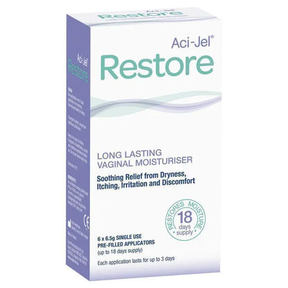 Aci-Jel Restore Vaginal Moisturiser 6 x 6.5g