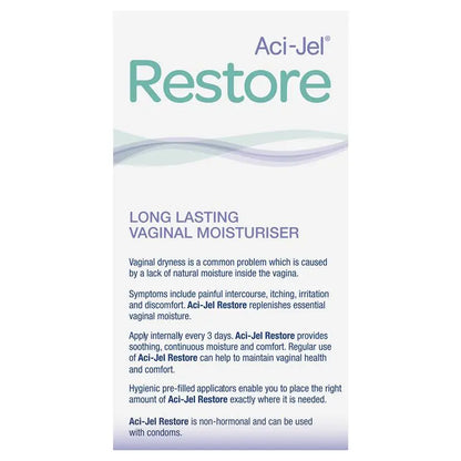 Aci-Jel Restore Vaginal Moisturiser 6 x 6.5g