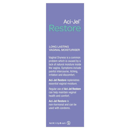 Aci-Jel Restore Vaginal Moisturiser 6 x 6.5g