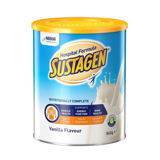 SUSTAGEN HOSPITAL ACTIVE VANILLA 840G POWDER EACH
