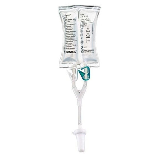 URO-TAINER SUBY G TWIN BAG 2 x 30ML CITRIC ACID EACH