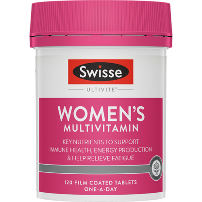 Swisse Women's Ultivite Multivitamin 120 Tablets Womens Health