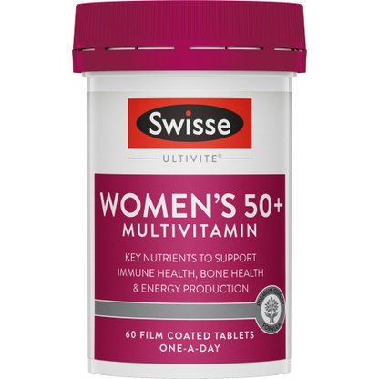 Swisse Women's Ultivite 50+ Multivitamin 60 Tablets 50+ Years Womens Health