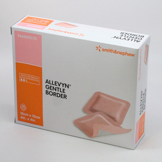 Allevyn Gentle Border 10Cmx10Cm Box 10