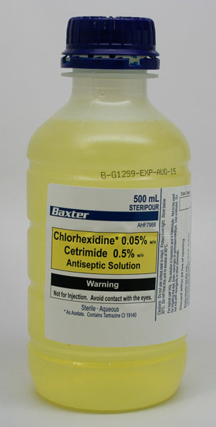 Chlorhexidine 0.05 & Cetrimide 0.5 500Ml