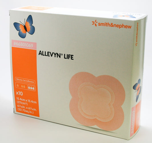 Allevyn Life Large 15.4Cmx15.4Cm Box 10