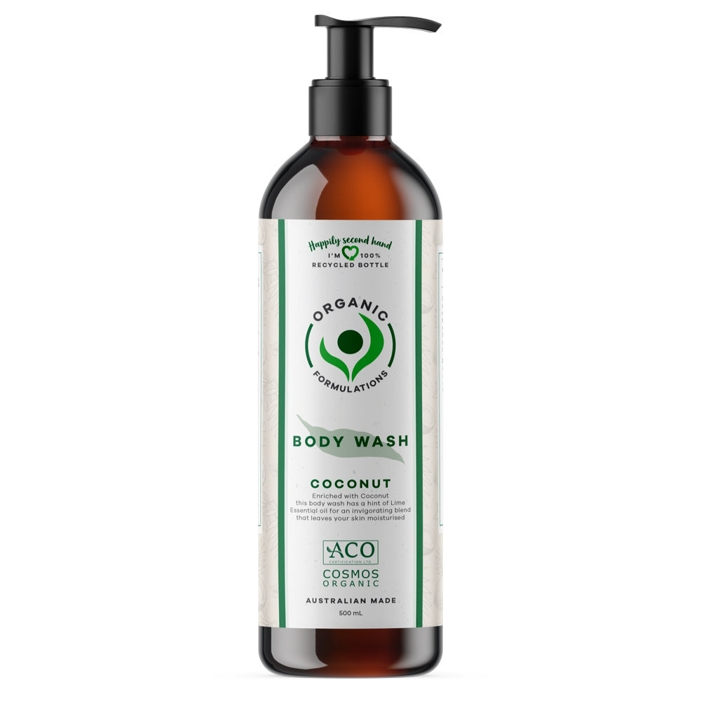 Organic Formulations Coconut Body Wash 500ml