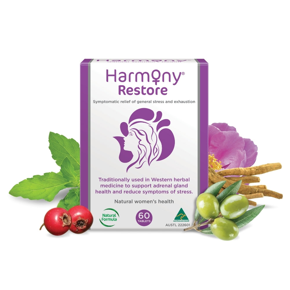 Harmony Restore Exhaustion & Stress Relief 60 Tablets