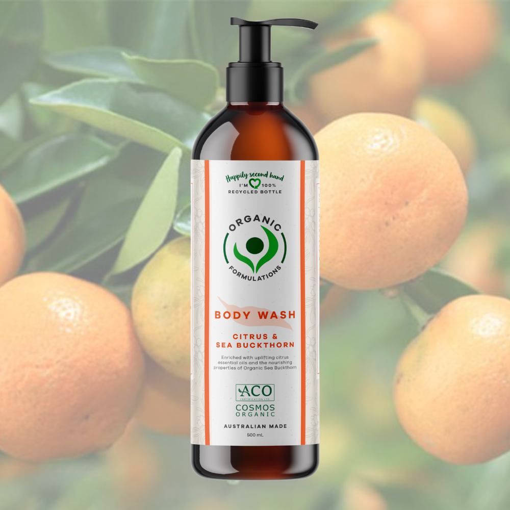 Organic Formulations Citrus & Sea Buckthorn Body Wash 500mL