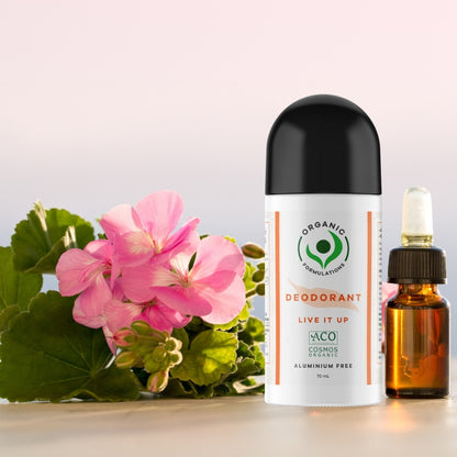 Organic Formulations Live It Up Deodorant 70ml