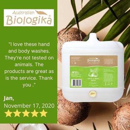 Biologika Coconut Hand & Body Wash BULK 15L