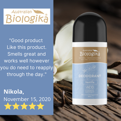 Biologika Vanilla Kiss Deodorant Roll On (ACO) 70ml