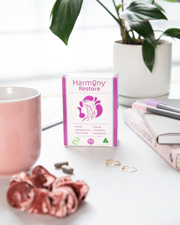 Harmony Restore Exhaustion & Stress Relief 60 Tablets MyAussieChemist