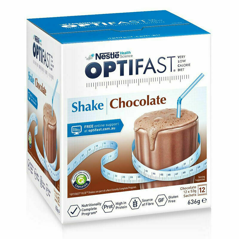 Optifast VLCD Shakes 12 x 53g Sachets Low Calorie Diet for Weight Loss Shake